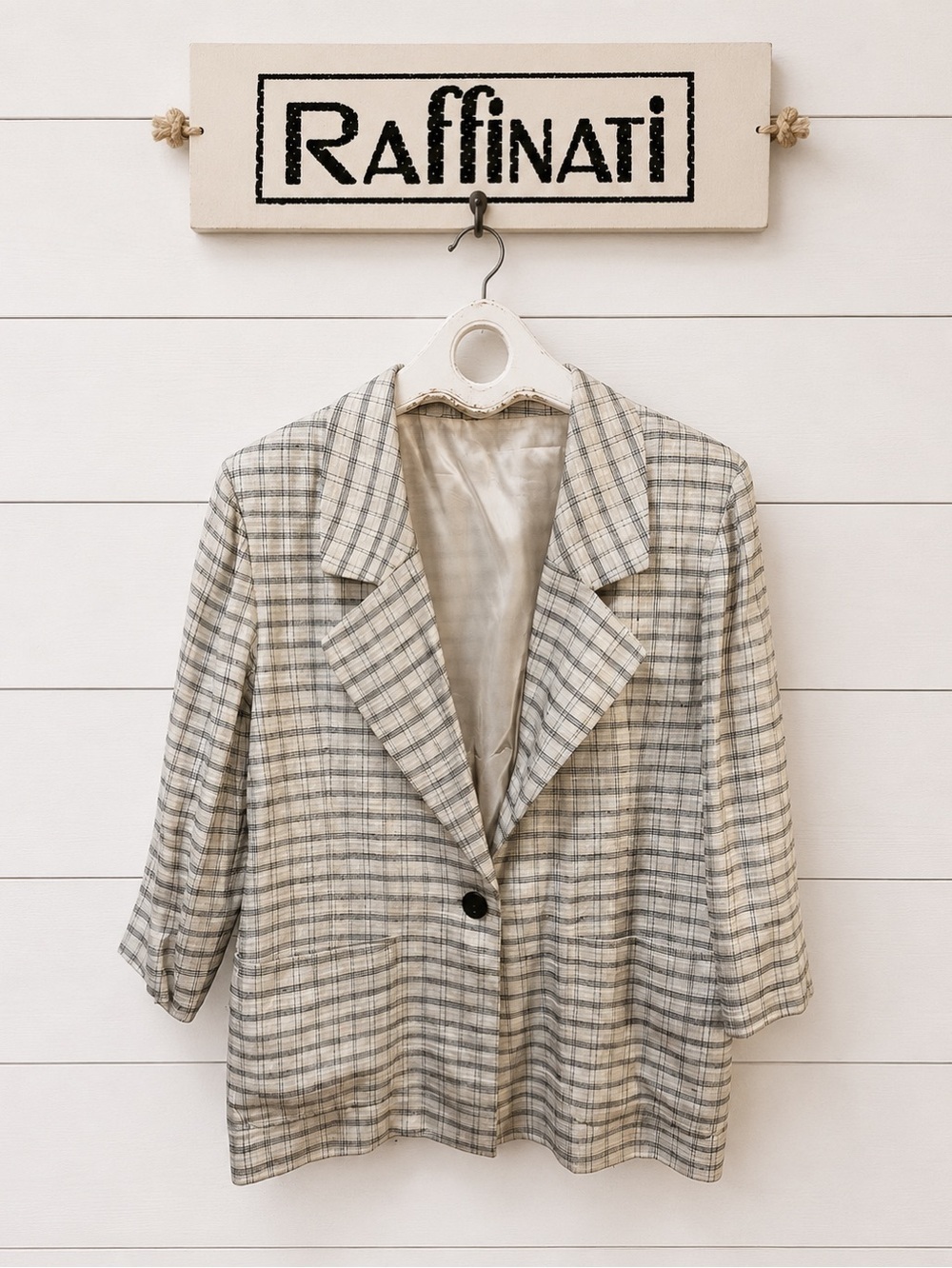 RAFFINATI – Vintage Checkered Blazer (16)